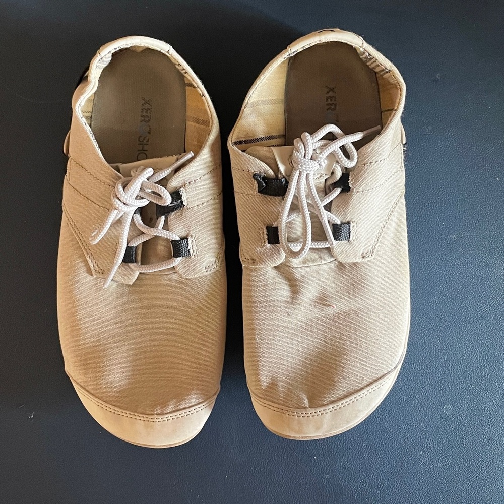 Xero Shoes Lena Cream/Tan w7.5